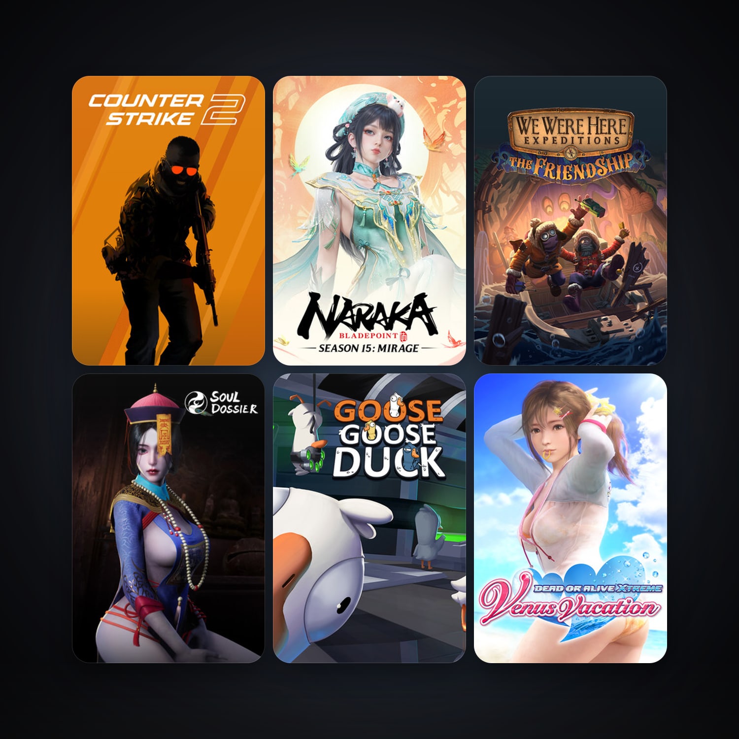 CS2 Prime + DEAD OR ALIVE Xtreme Venus Vacation, 9 games, clean — HabibiAccounts
