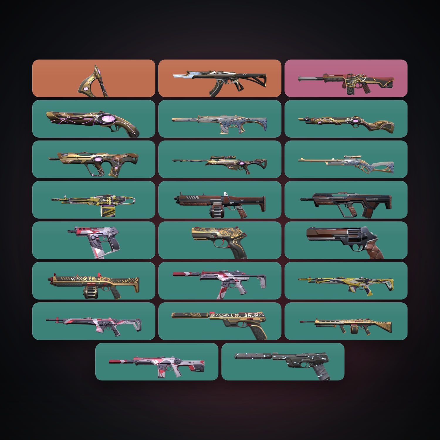 AP Gold 2 locker — 1 knives, 23 skins, lvl 79 — HabibiAccounts