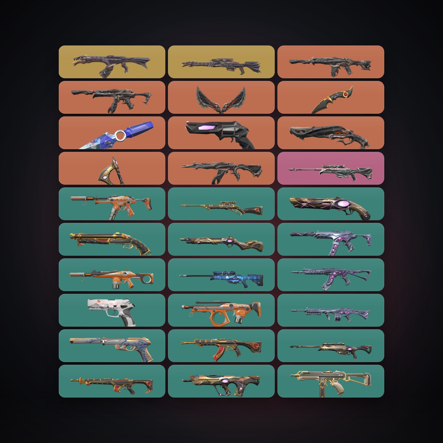 KR Diamond 1 locker — 4 knives, 75 skins, lvl 224 — HabibiAccounts