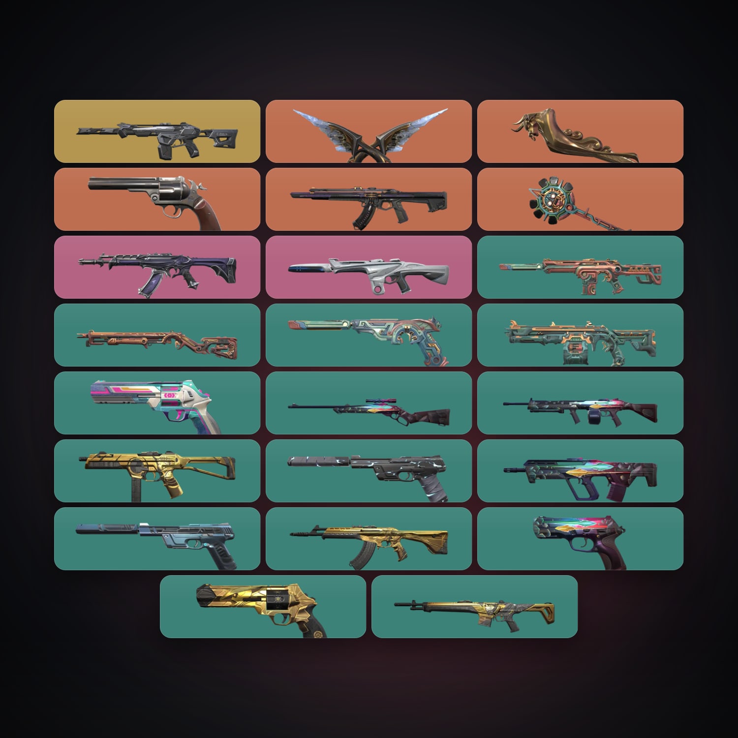 AP Silver 2 locker — 3 knives, 23 skins, lvl 105 — HabibiAccounts