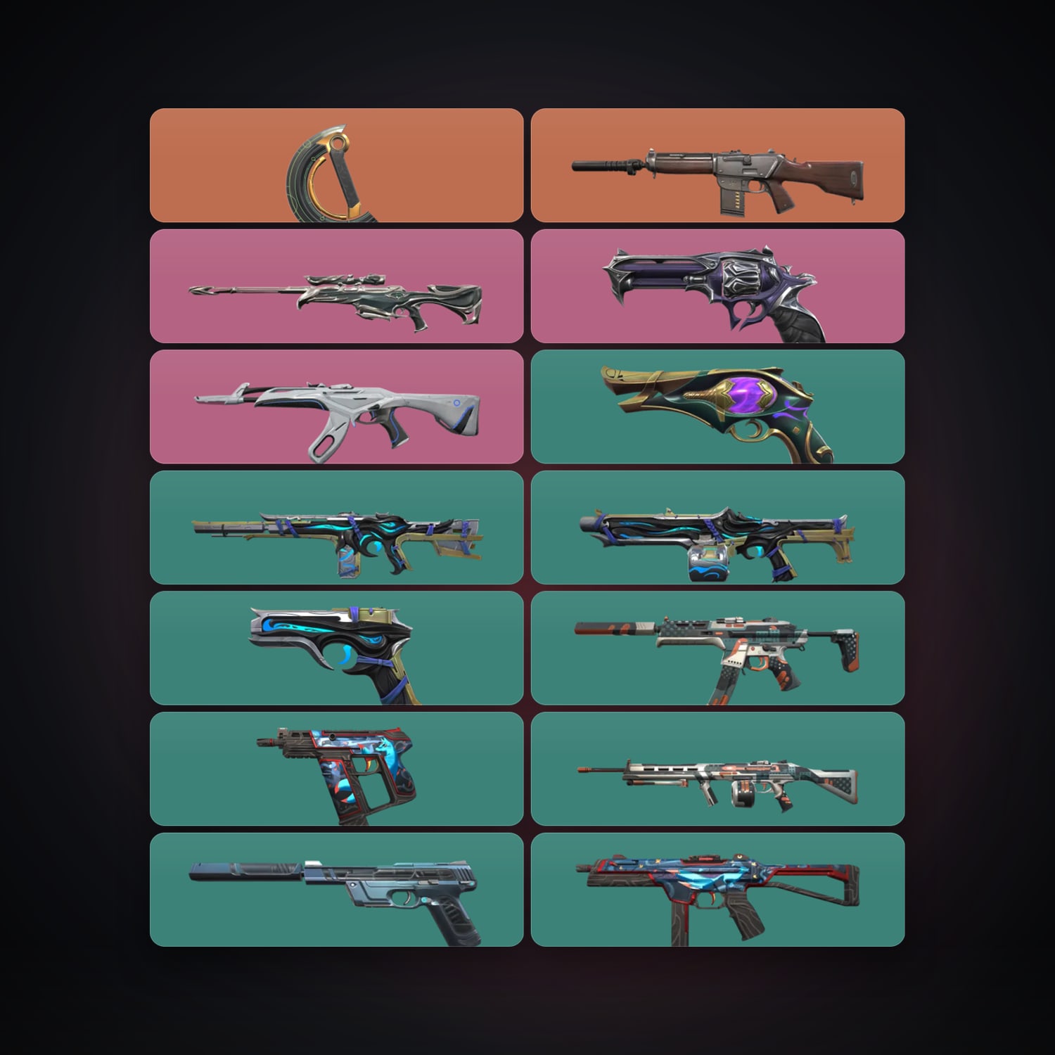 AP Gold 1 locker — 1 knives, 14 skins, lvl 66 — HabibiAccounts