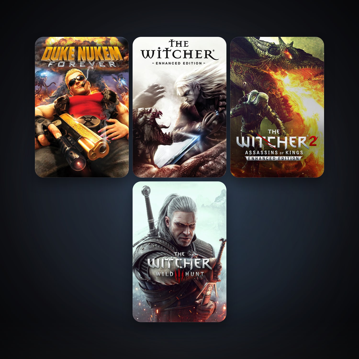 The Witcher: Enhanced Edition Director's Cut + The Witcher 2: Assassins of Kings Enhanced Edition, 5 games, clean — HabibiAccounts