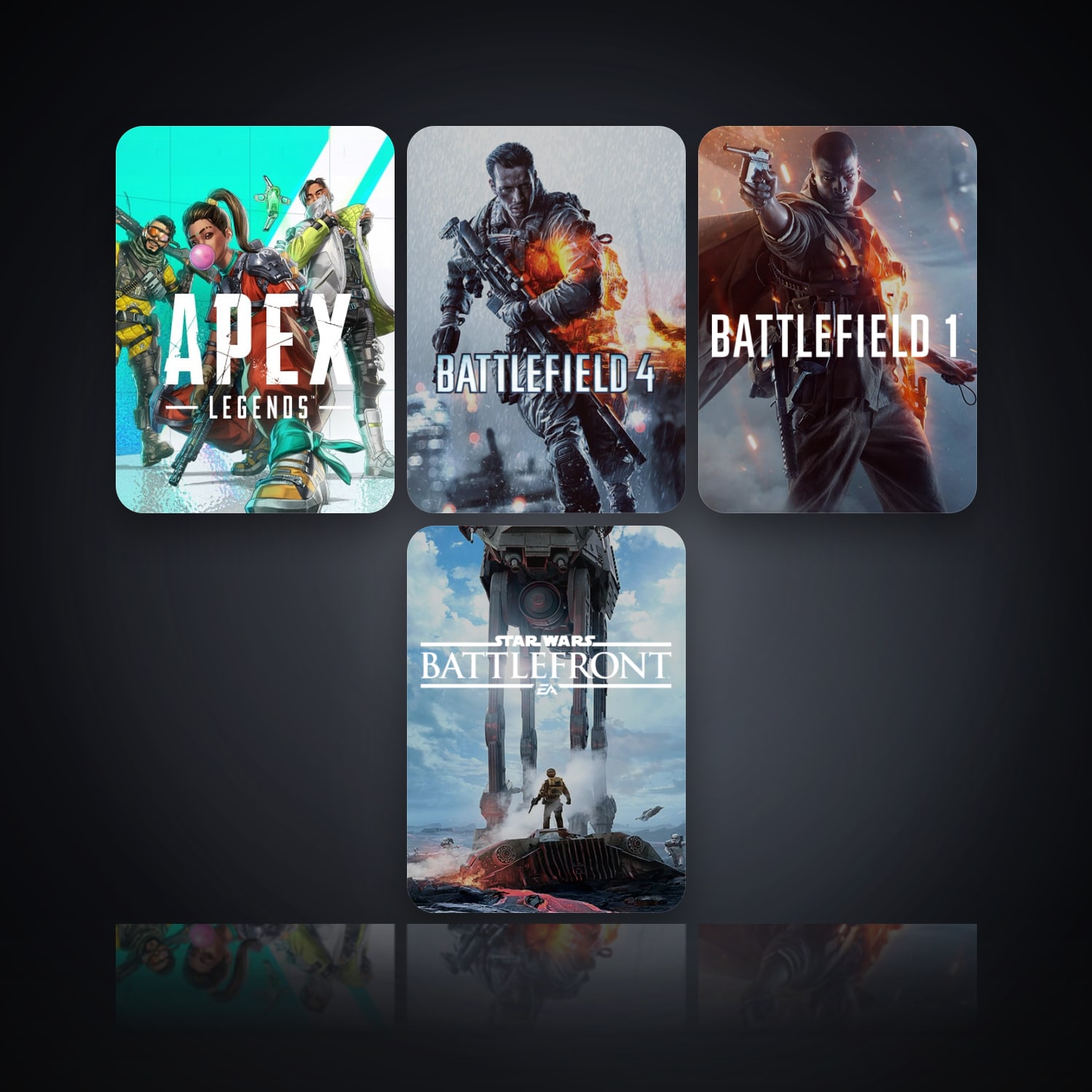 Apex Legends & Battlefield 4 | 4 Games | Apex Lvl 15 — HabibiAccounts