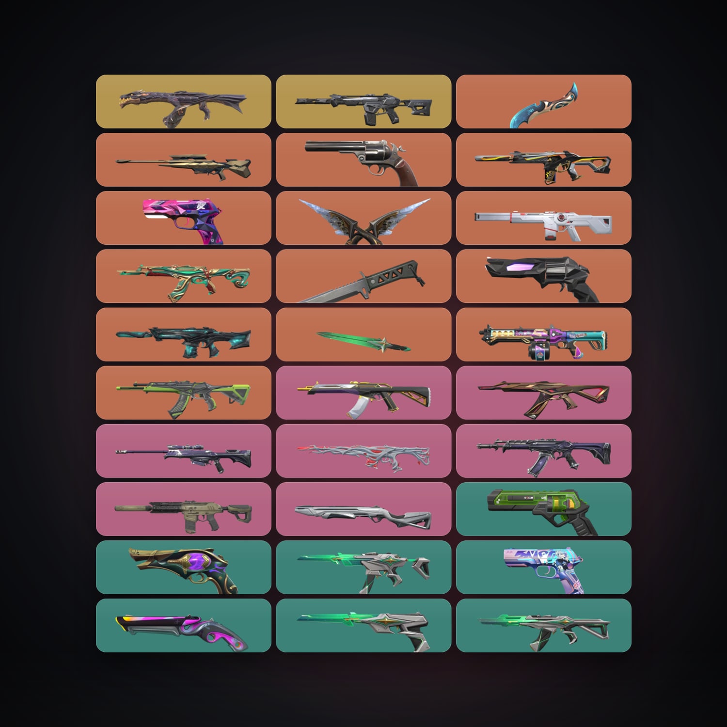 KR Silver 2 locker — 4 knives, 46 skins, lvl 201 — HabibiAccounts