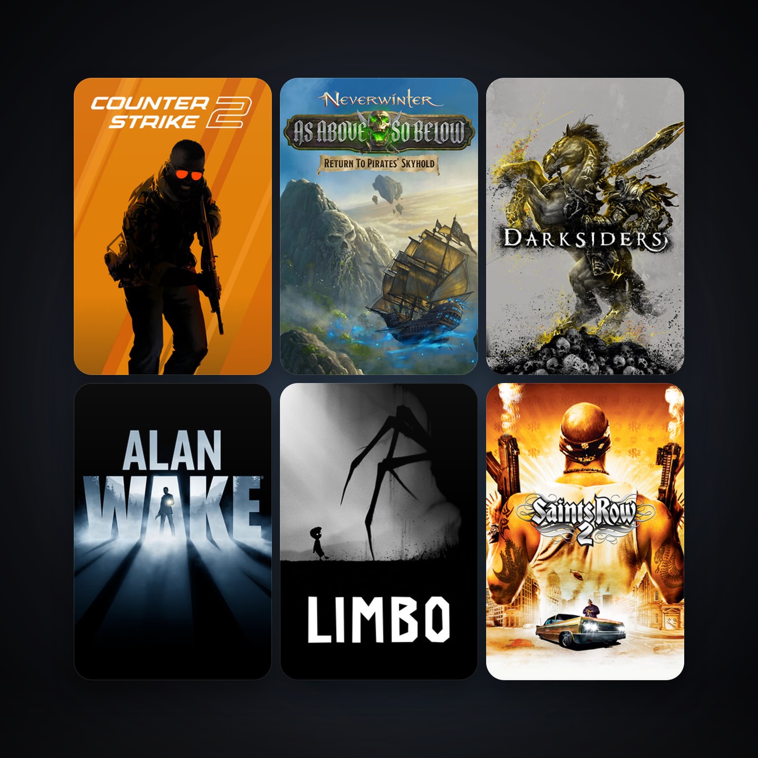 CS2 Prime + Saints Row 2, 23 games, clean — HabibiAccounts