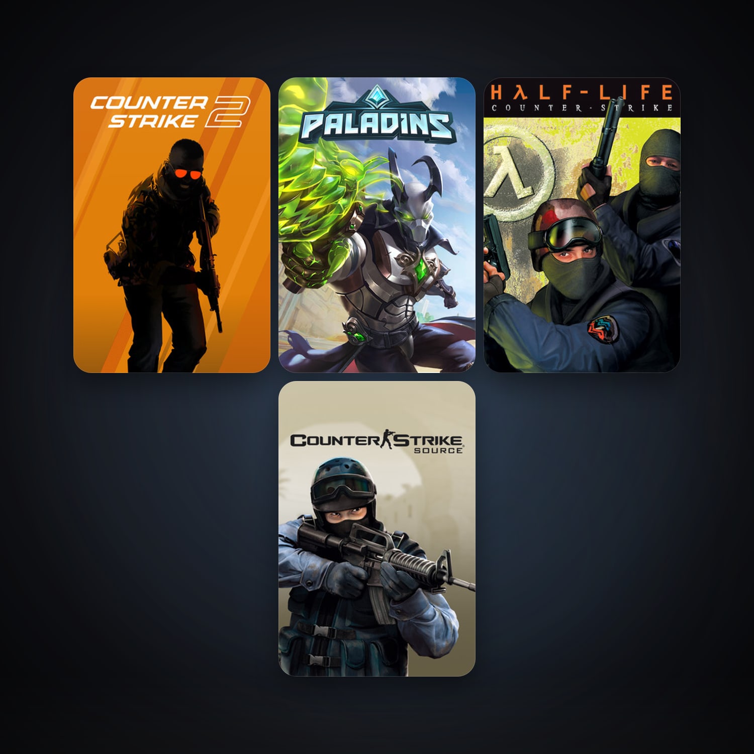 هالحساب ستيم فلين، Counter-Strike وCounter-Strike: Source، 6 لعبة، صامد واضح — HabibiAccounts