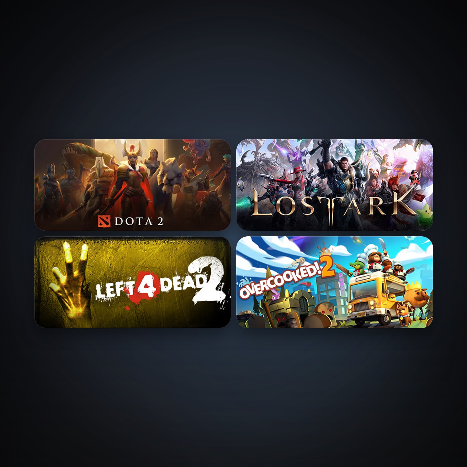 Left 4 Dead 2 + Dota 2, 7 games, clean — HabibiAccounts