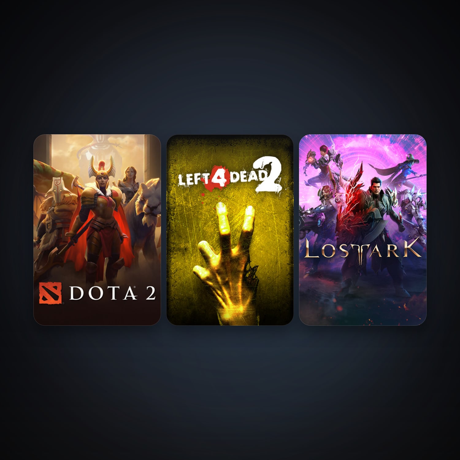Left 4 Dead 2 + Dota 2, 3 games, clean — HabibiAccounts