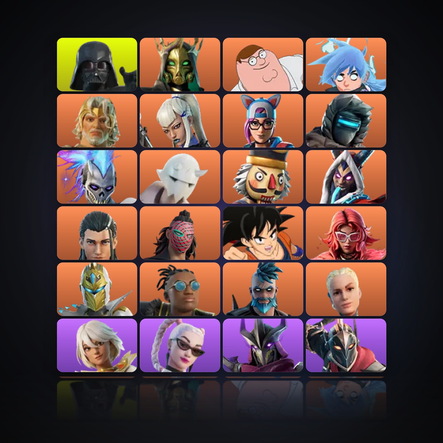 Fortnite | 93 Skins | 550 V-Bucks | Level 2002 | 526 Wins — HabibiAccounts