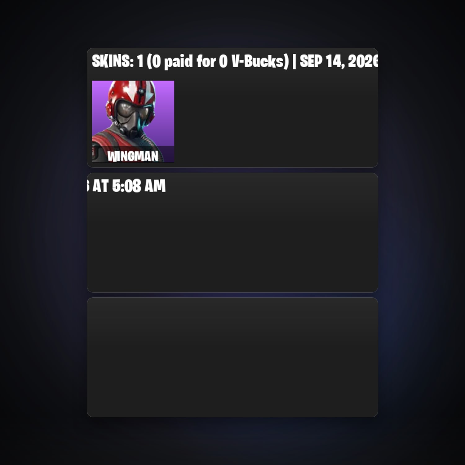 Fortnite | 1 Skins | 100 V-Bucks | Level 101 | 3 Wins — HabibiAccounts