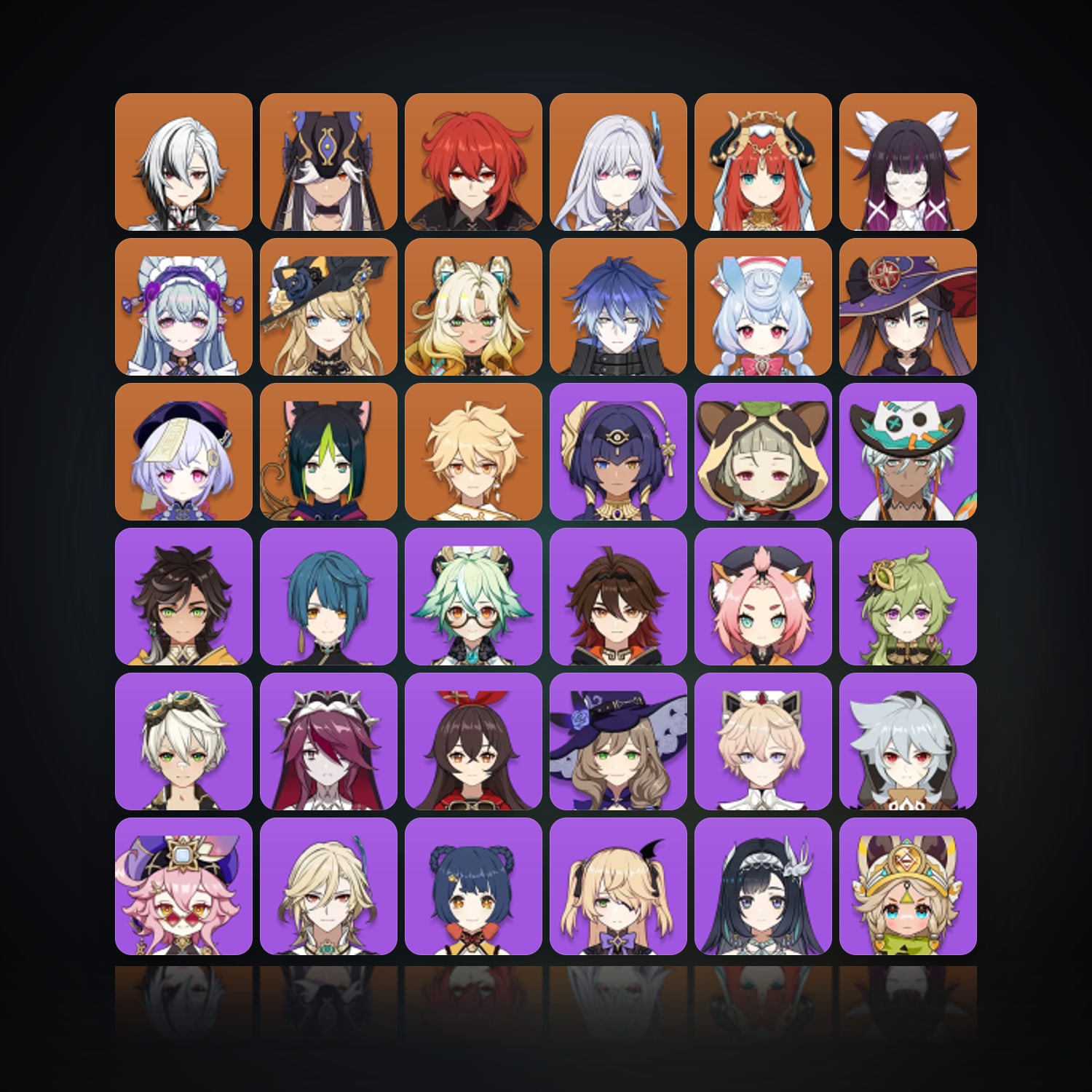 Genshin Impact | AR 50 | 53 Chars | 14× 5★ — HabibiAccounts