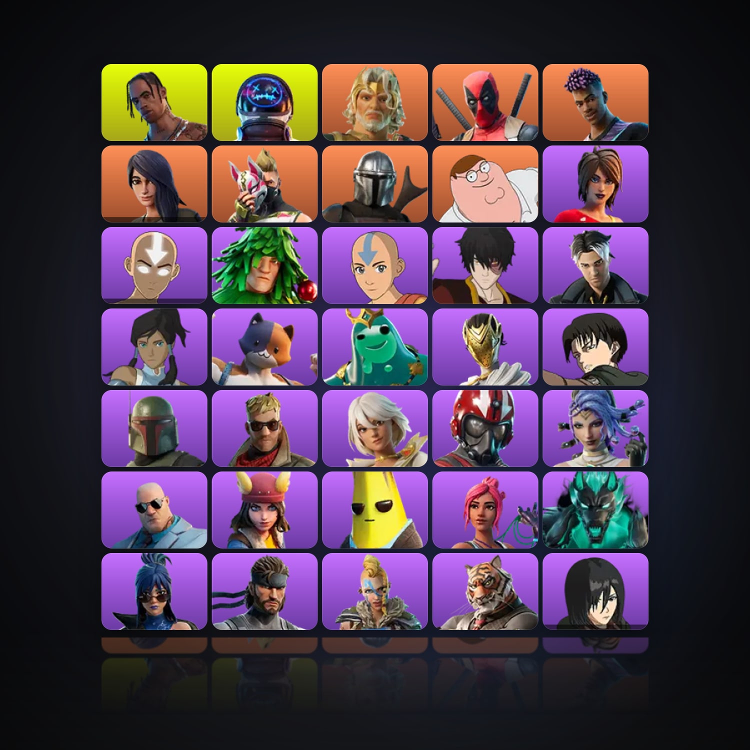 Fortnite | 37 Skins | 500 V-Bucks | Level 500 | 39 Wins — HabibiAccounts