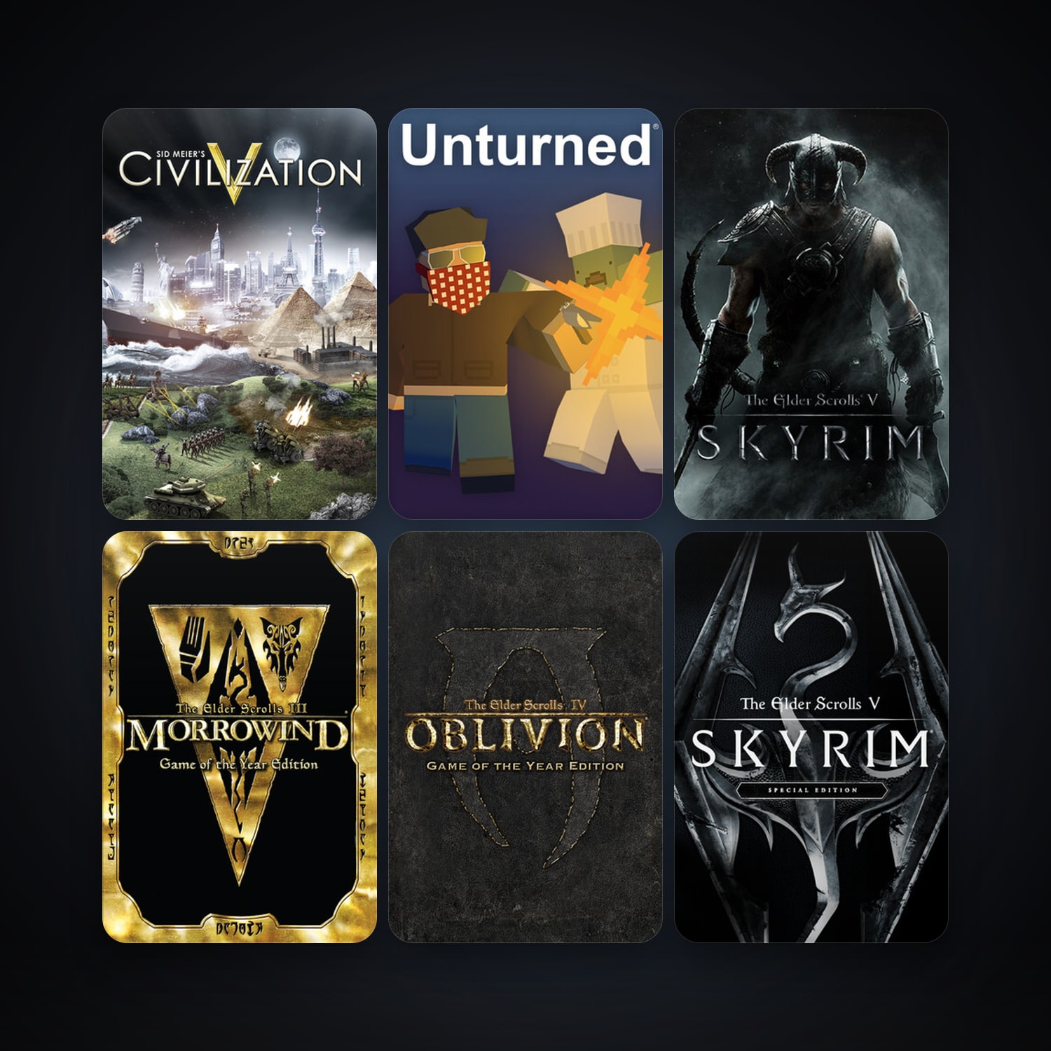Free CS2 (No Prime) + Sid Meier's Civilization V, 11 games, clean — HabibiAccounts