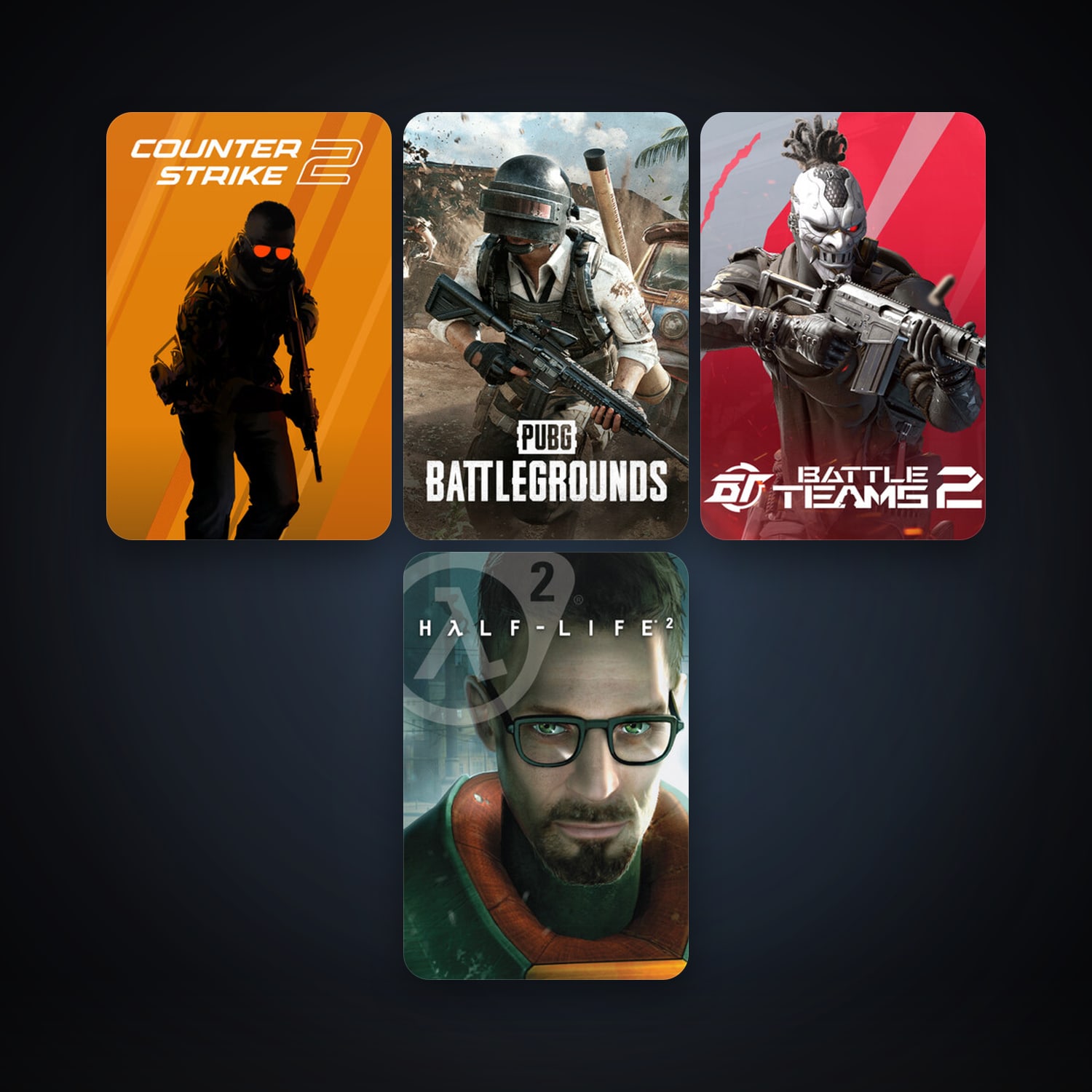 Half-Life 2 + Half-Life 2: Deathmatch, 6 games, clean — HabibiAccounts