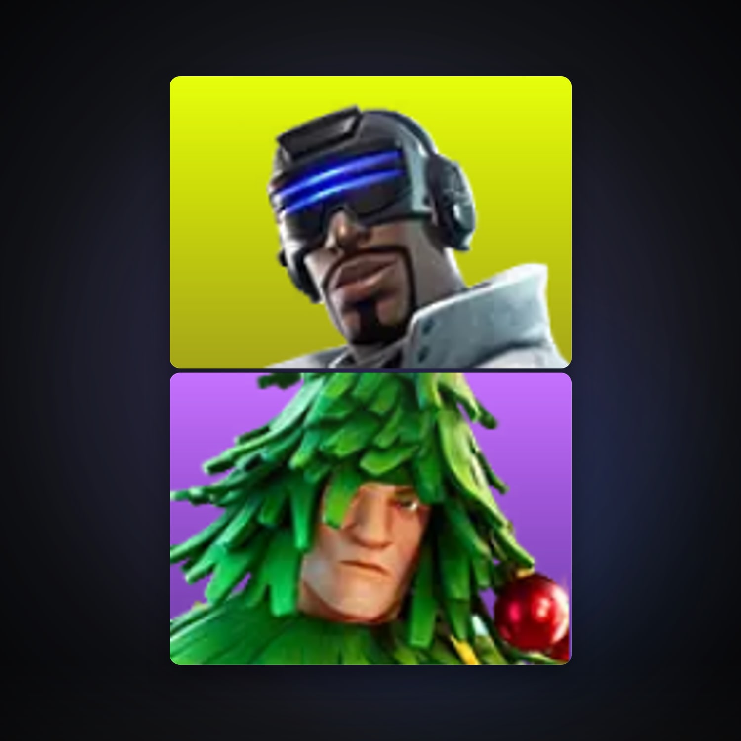 Fortnite locker — 2 skins — lvl 12 — HabibiAccounts
