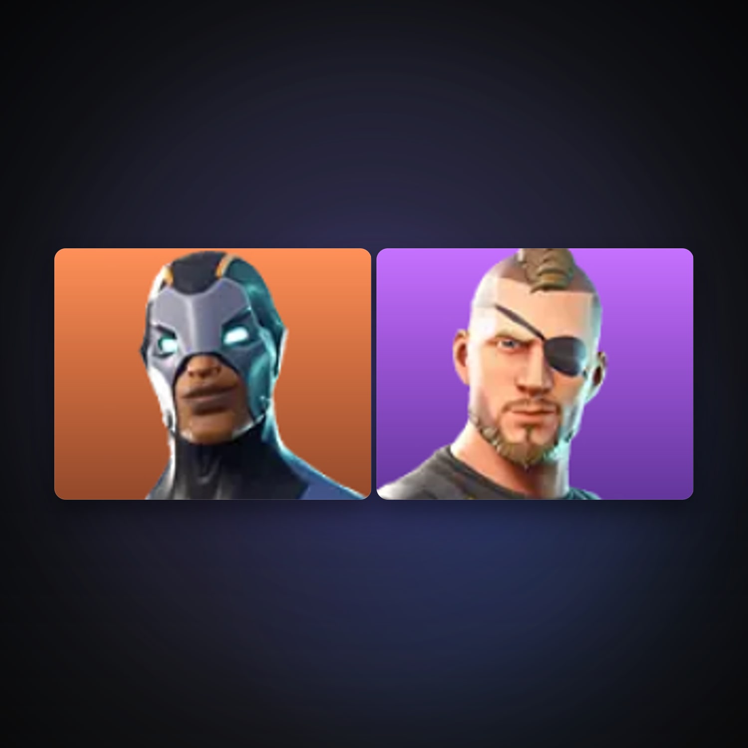 Fortnite locker — 2 skins — 650 V-Bucks — lvl 69 — HabibiAccounts