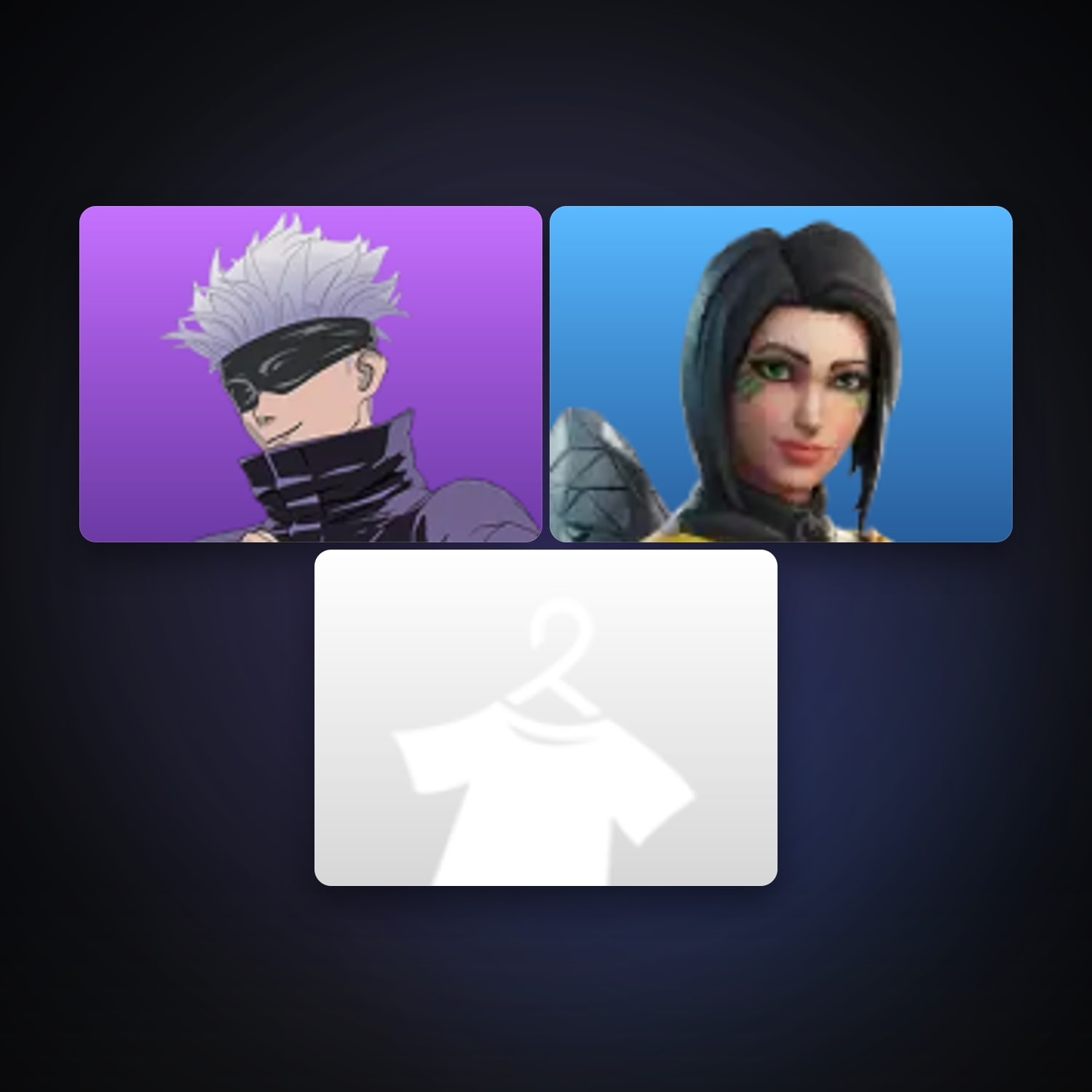 Fortnite locker — 3 skins — lvl 69 — HabibiAccounts
