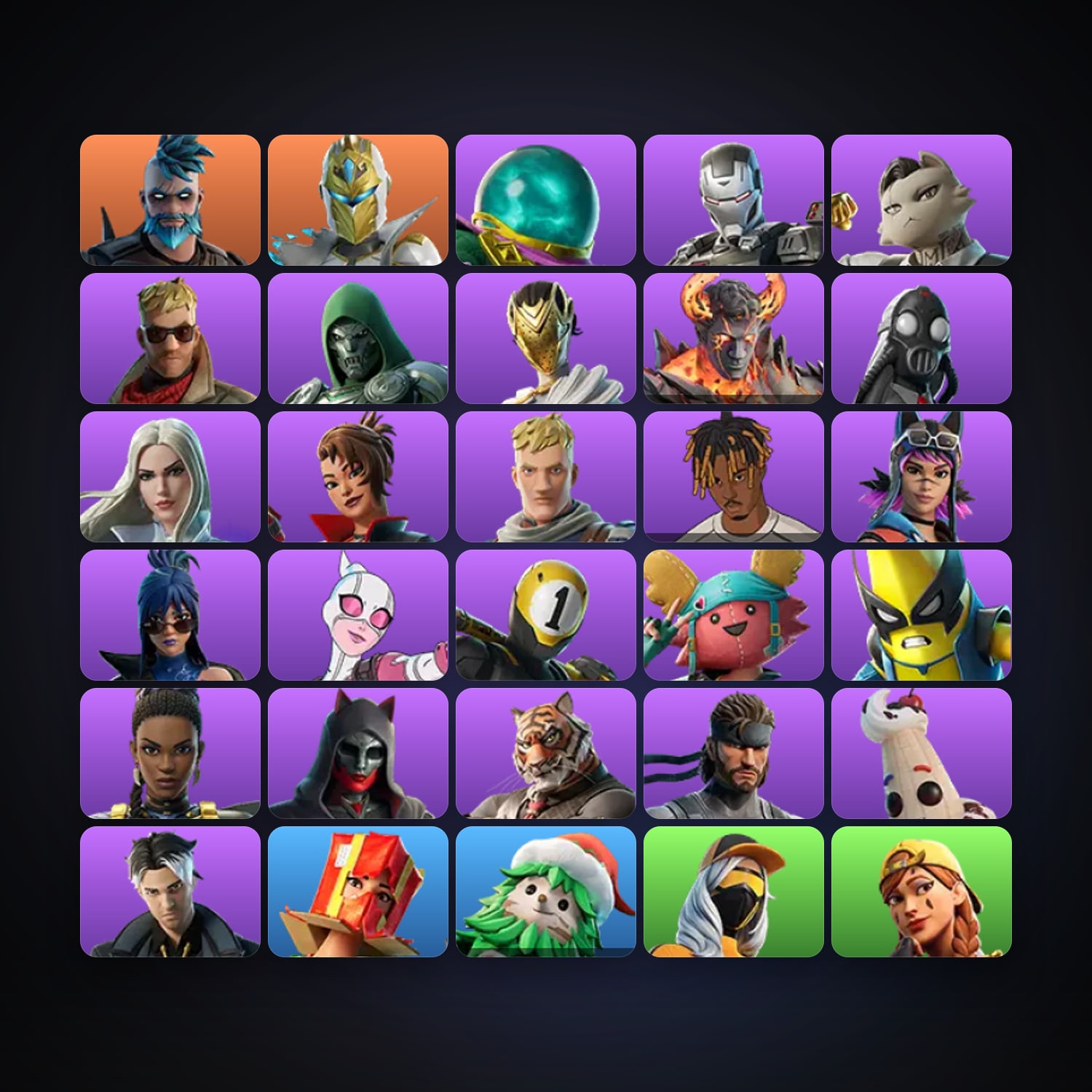 Fortnite | 30 Skins | 400 V-Bucks | Level 328 | 26 Wins — HabibiAccounts