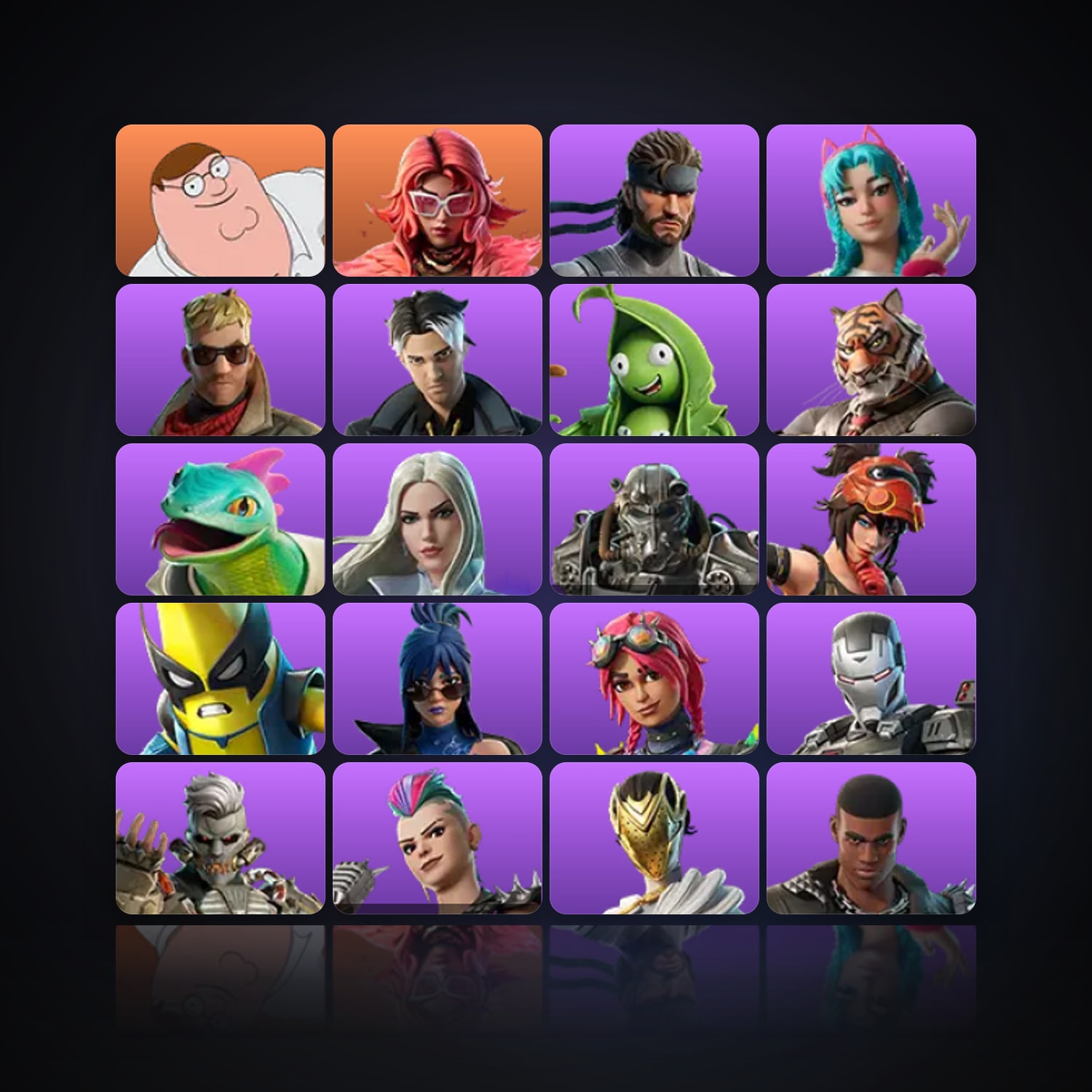 Fortnite | 22 Skins | 250 V-Bucks | Level 341 | 35 Wins — HabibiAccounts