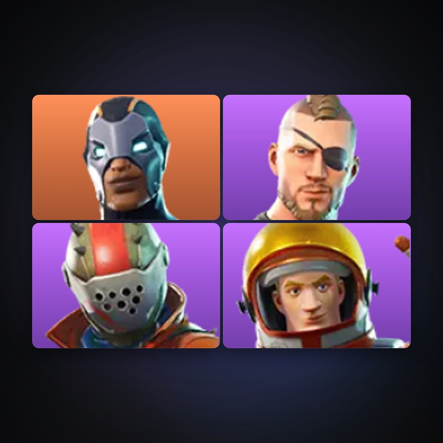حساب فورتنايت Carbide وBattlehawk، لوكر 4 سكن، 100 فيبوكس، لفل 131، 11 فوز — HabibiAccounts