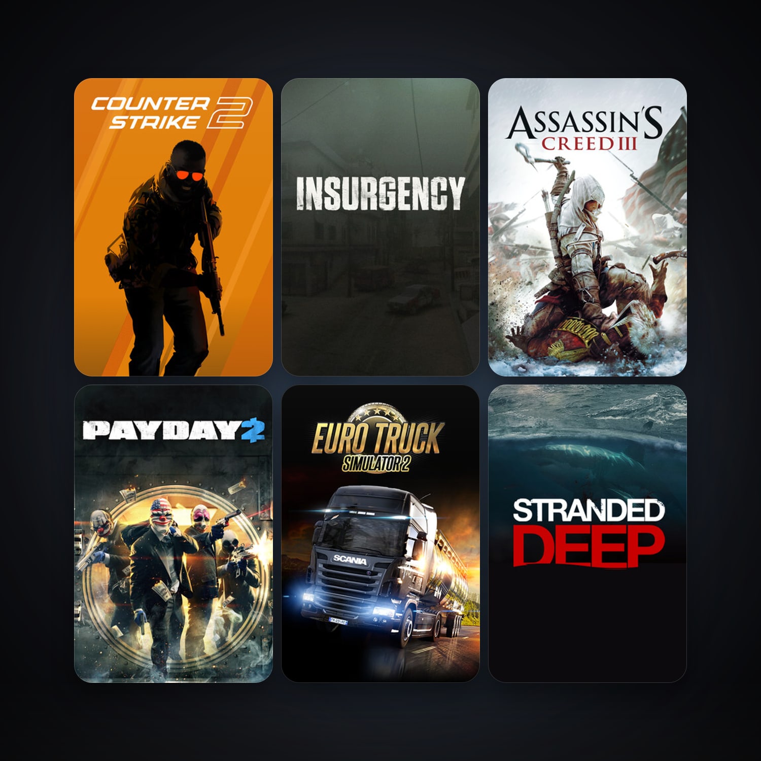 CS2 Prime + Call of Duty: Modern Warfare 2 - Multiplayer (2009), 43 games, Steam 11, clean — HabibiAccounts