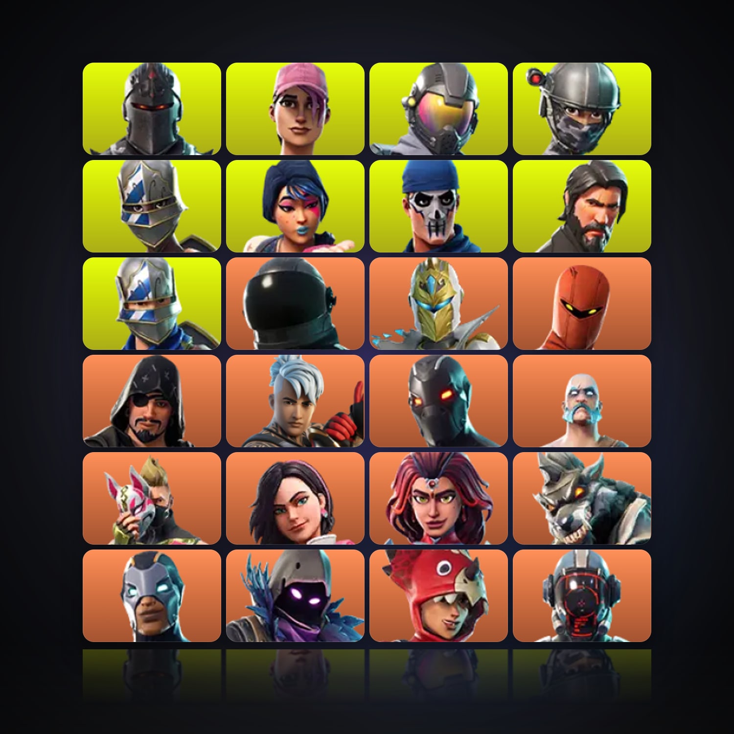 Fortnite | 97 Skins | 950 V-Bucks | Level 1094 | 270 Wins — HabibiAccounts