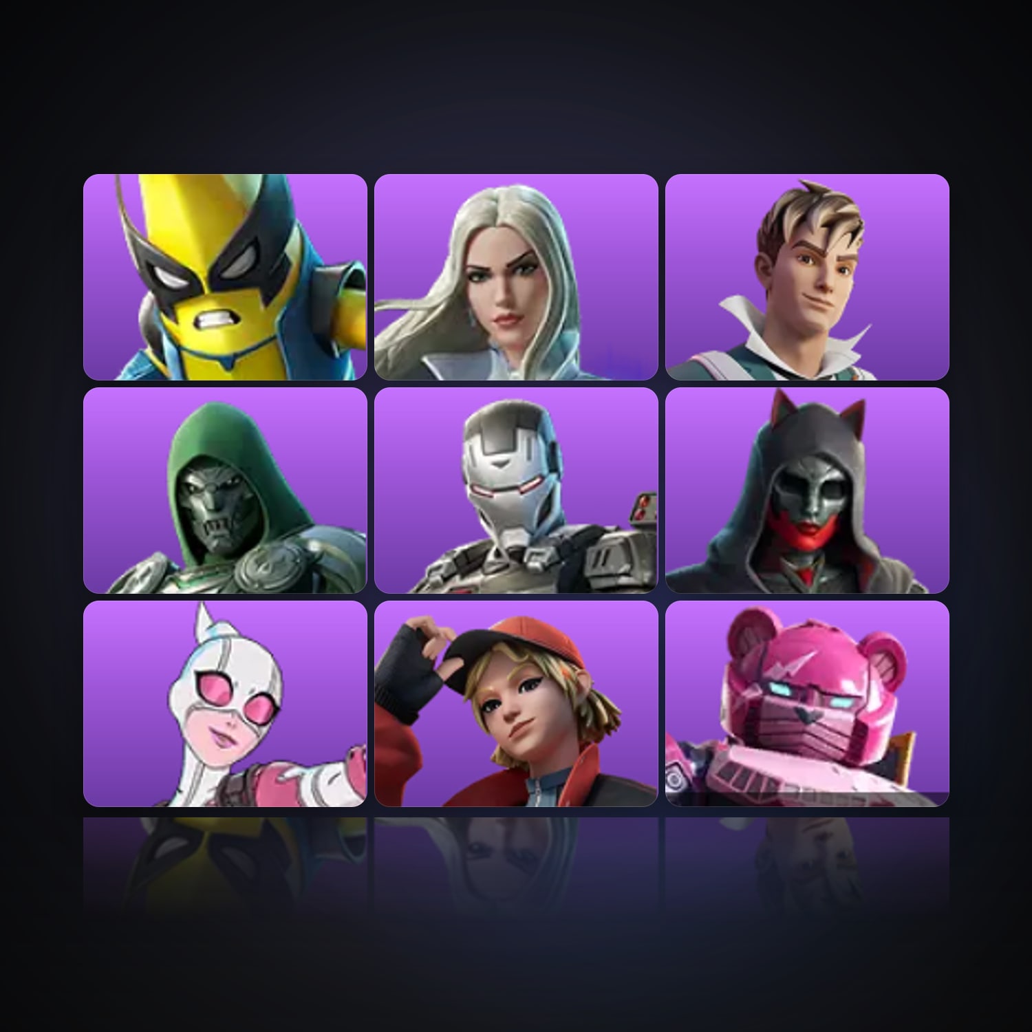 Fortnite | 9 Skins | 100 V-Bucks | Level 143 | 2 Wins — HabibiAccounts