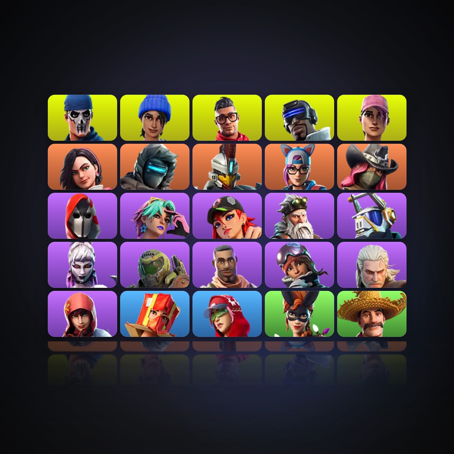 Fortnite | 25 Skins | 50 V-Bucks | Level 300 | 27 Wins — HabibiAccounts