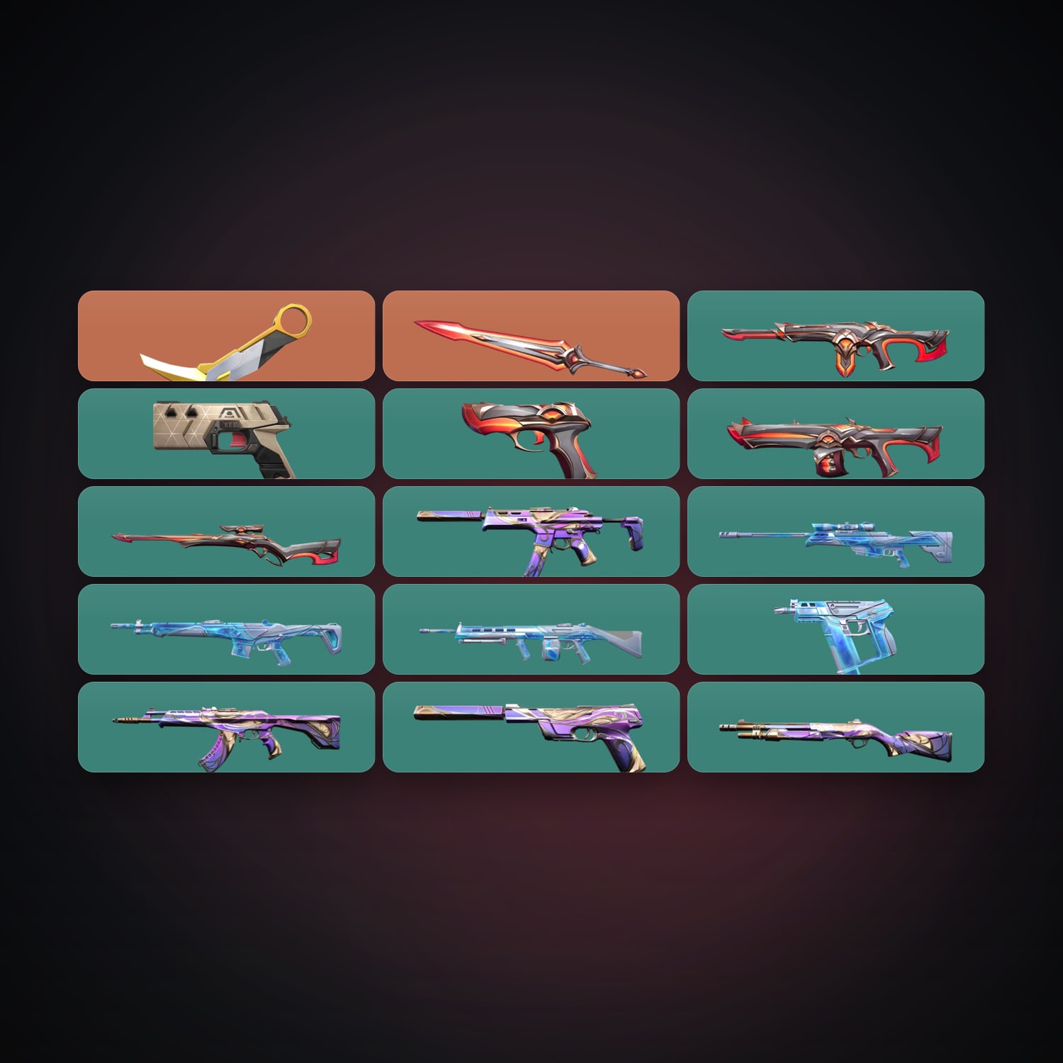 AP Silver 1 locker — 2 knives, 15 skins, lvl 55 — HabibiAccounts