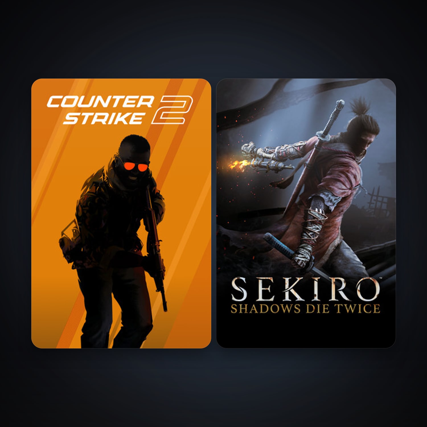 CS2 Prime + Sekiro: Shadows Die Twice, 3 games, clean — HabibiAccounts