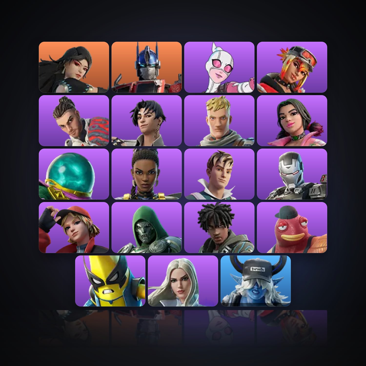 Fortnite | 19 Skins | 1.1K V-Bucks | Level 515 | 18 Wins — HabibiAccounts