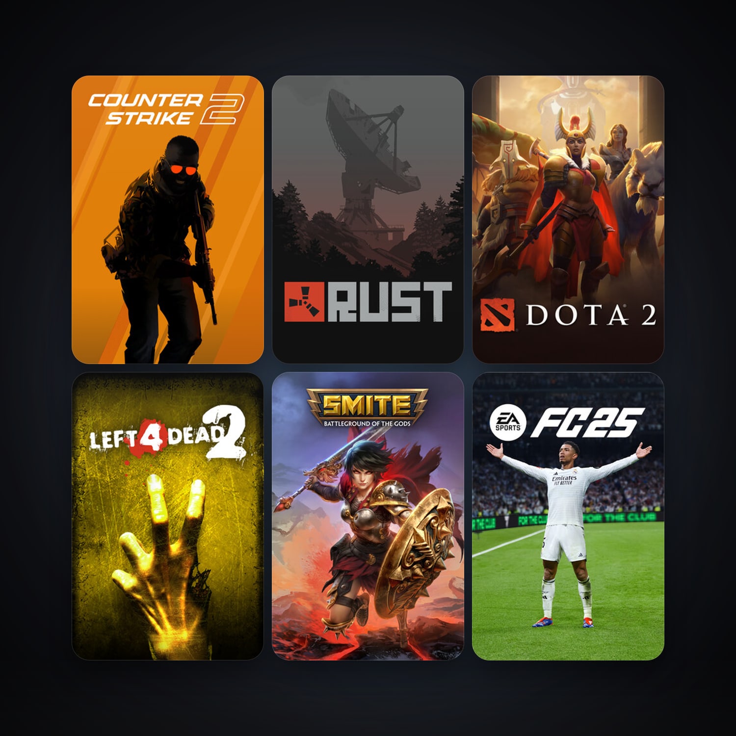 Left 4 Dead 2 + Dota 2, 29 games, clean — HabibiAccounts