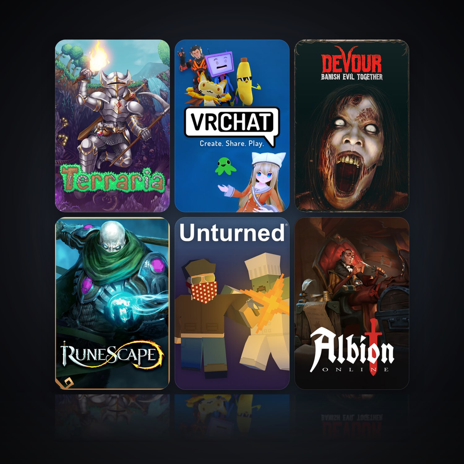 Terraria + Neverwinter, 21 games, clean — HabibiAccounts