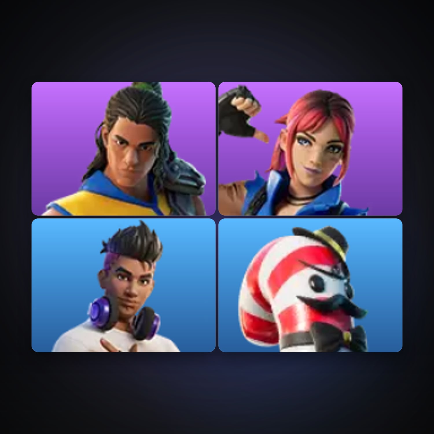 هالحساب فورتنايت، لوكر 4 سكن، لفل 6 — HabibiAccounts