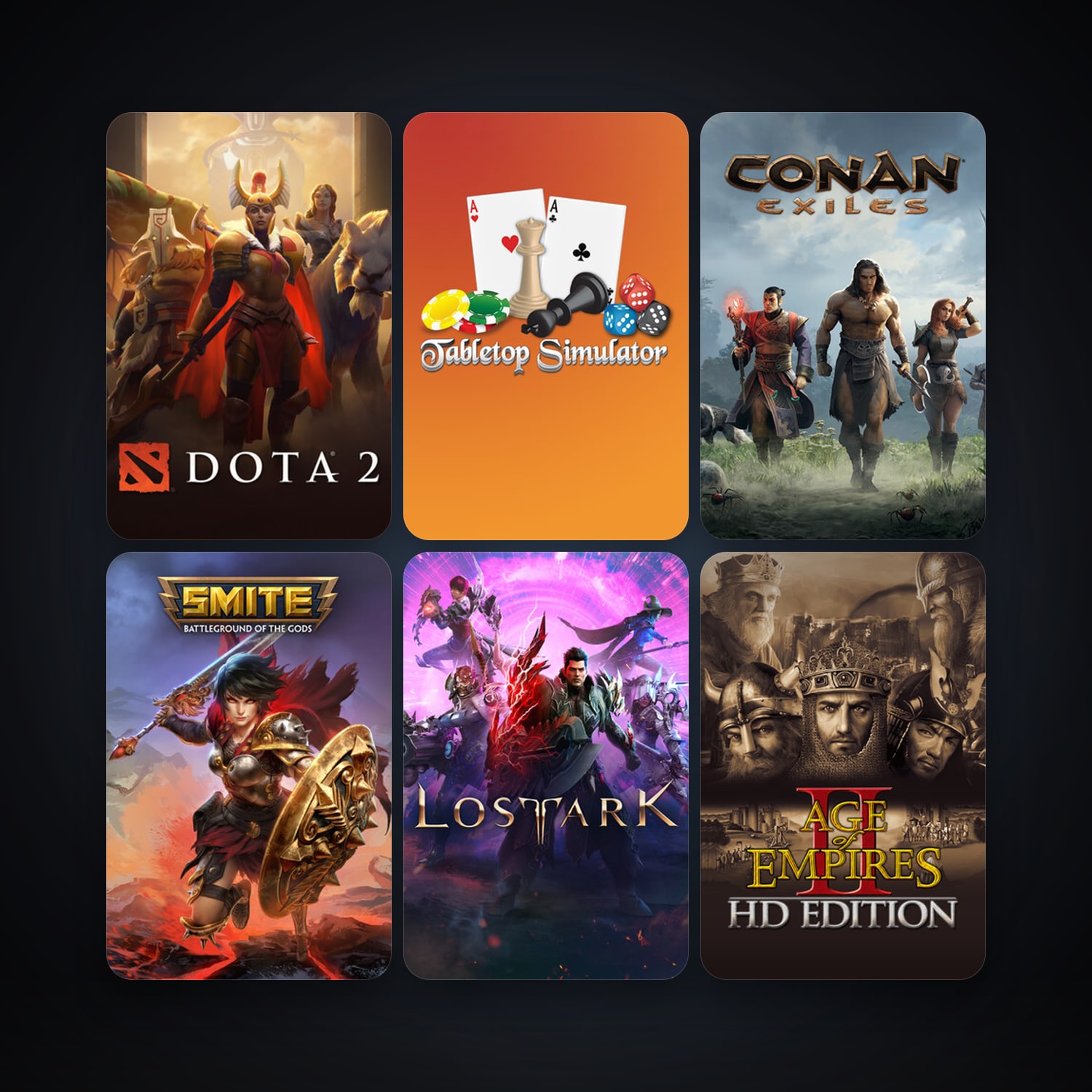 Dota 2 + Age of Empires II, 79 games, Steam 10, clean — HabibiAccounts