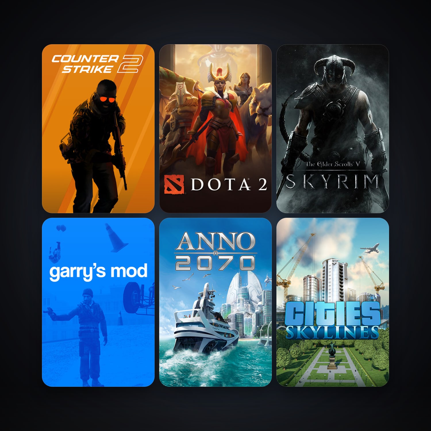 Counter-Strike: Source + Dota 2, 27 games, Steam 10, clean — HabibiAccounts