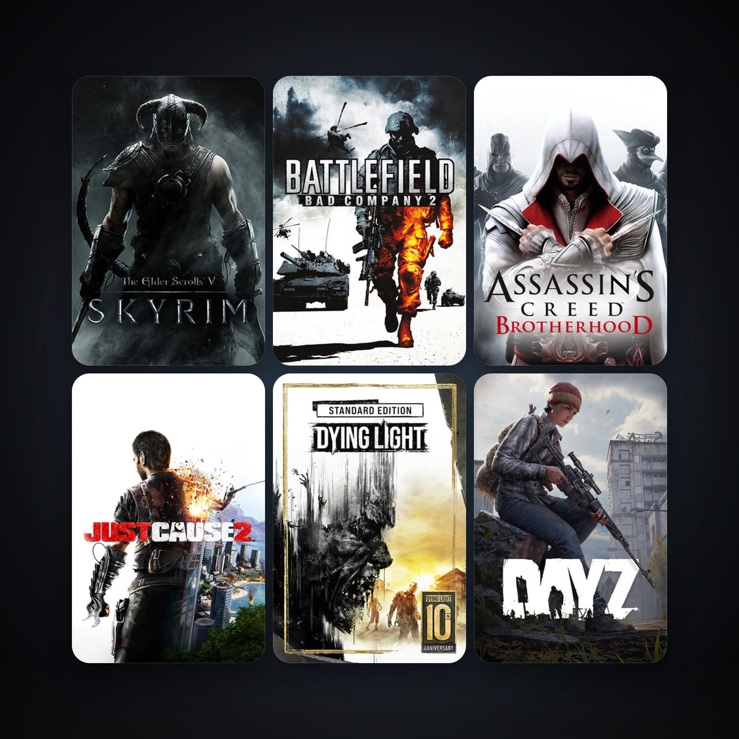 Just Cause 2 + Call of Duty: Modern Warfare 2 - Multiplayer (2009), 38 games, Steam 10, clean — HabibiAccounts