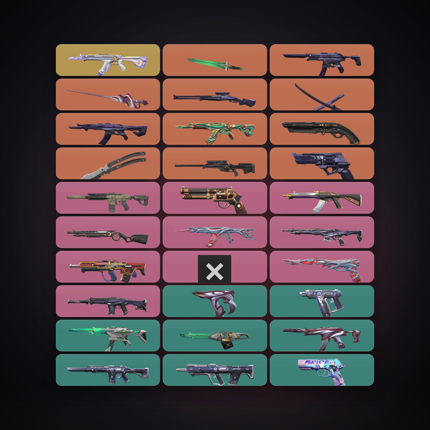 AP Bronze 2 locker — 4 knives, 59 skins, lvl 107 — HabibiAccounts
