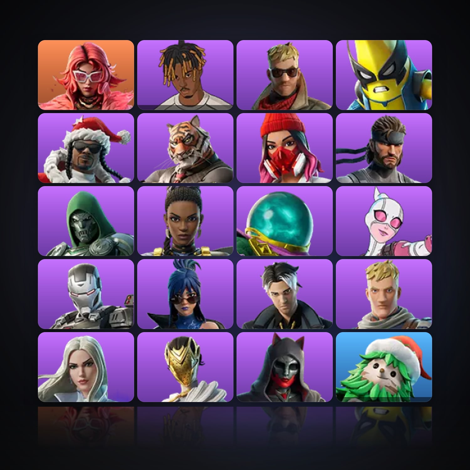 Fortnite | 23 Skins | 300 V-Bucks | Level 489 | 175 Wins — HabibiAccounts