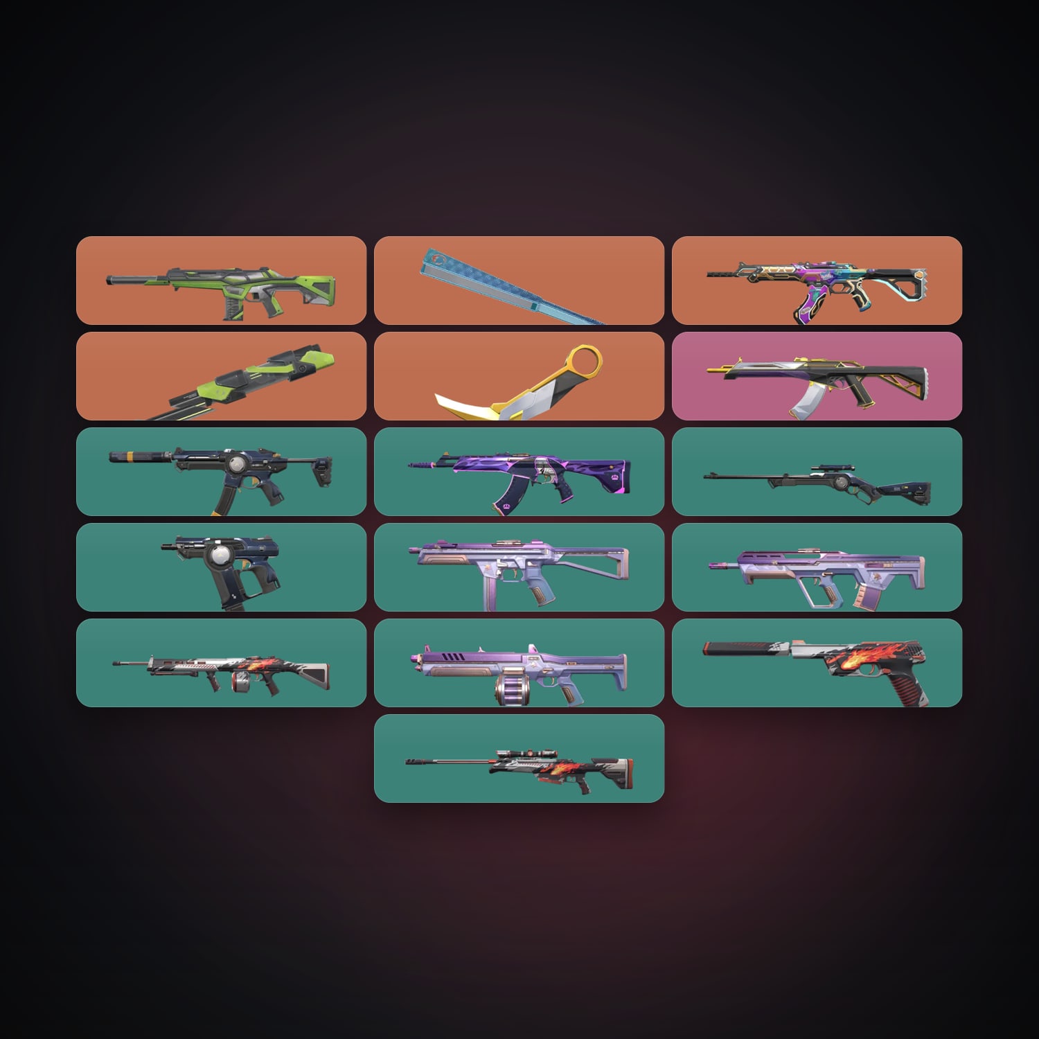 EU Plat 2 locker — 3 knives, 17 skins, lvl 43 — HabibiAccounts