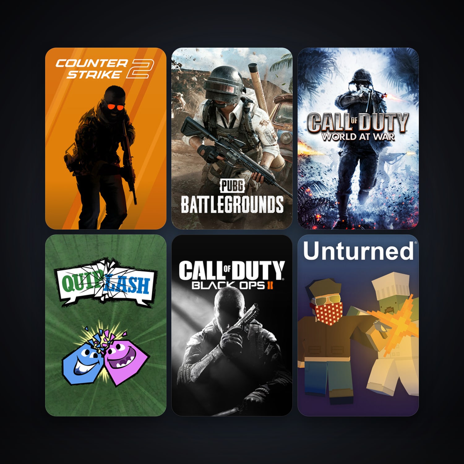 CS2 Prime + Call of Duty: World at War, 17 games, clean — HabibiAccounts