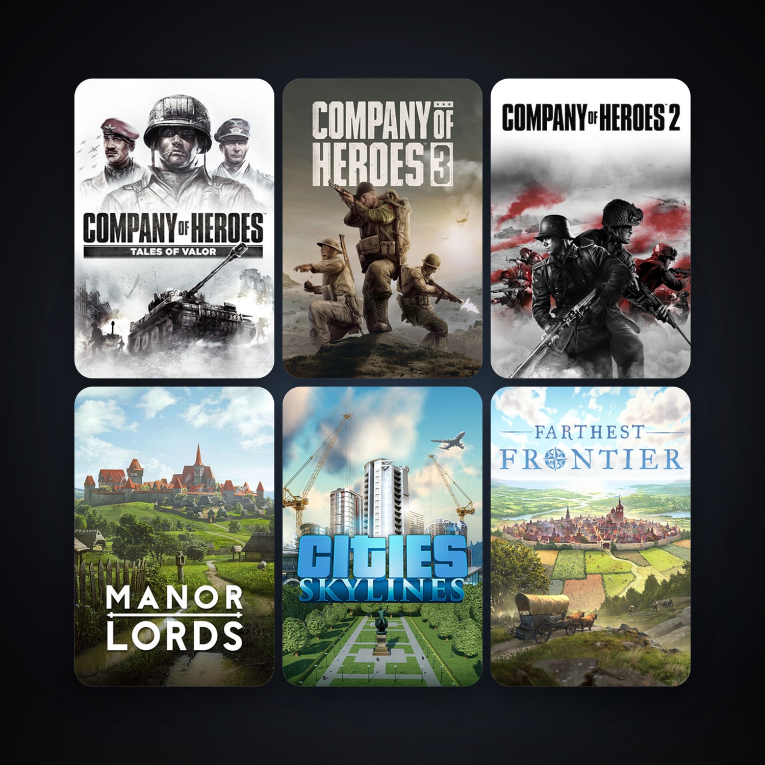 Company of Heroes: Tales of Valor + Call of Duty: Black Ops II, 14 games, Steam 10, clean — HabibiAccounts