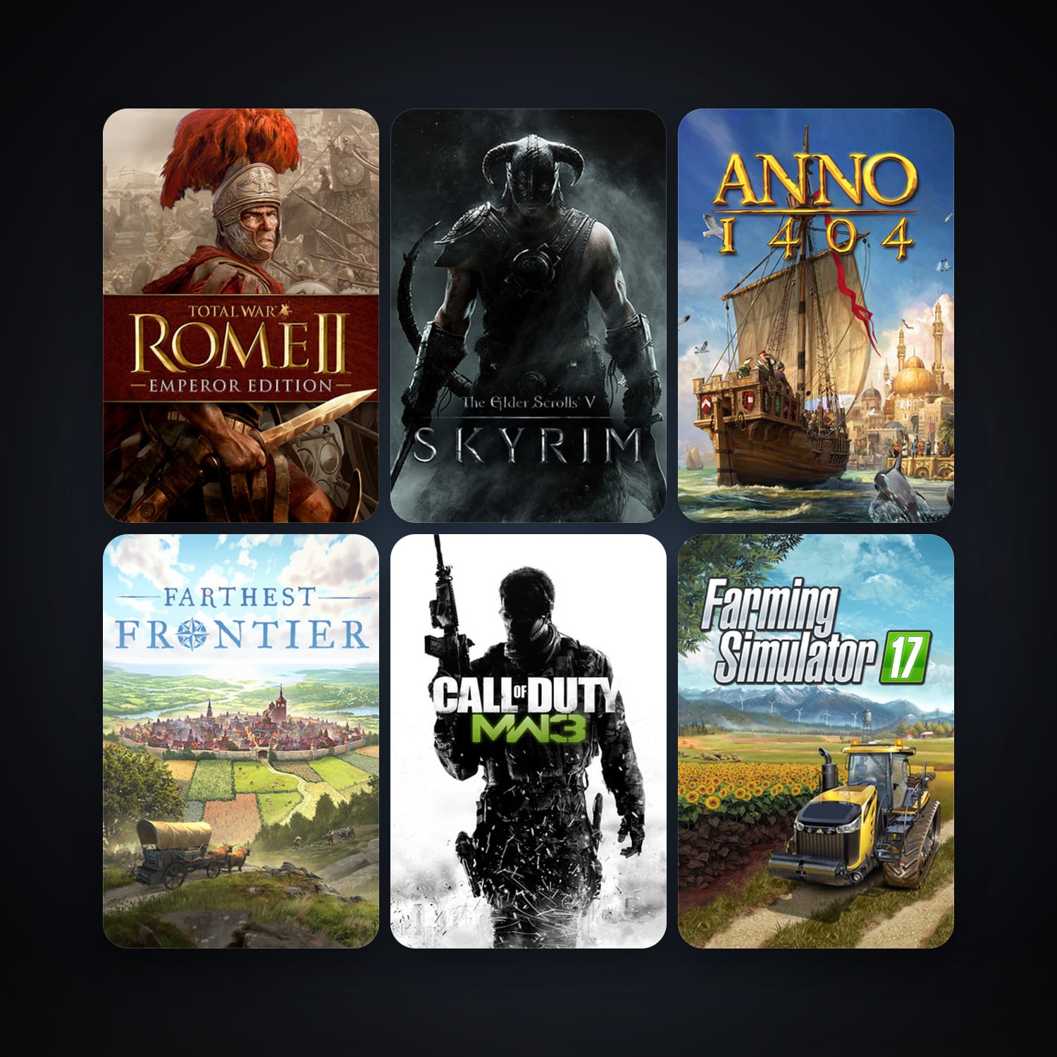 Sid Meier's Civilization V + Empire: Total War, 42 games, clean — HabibiAccounts