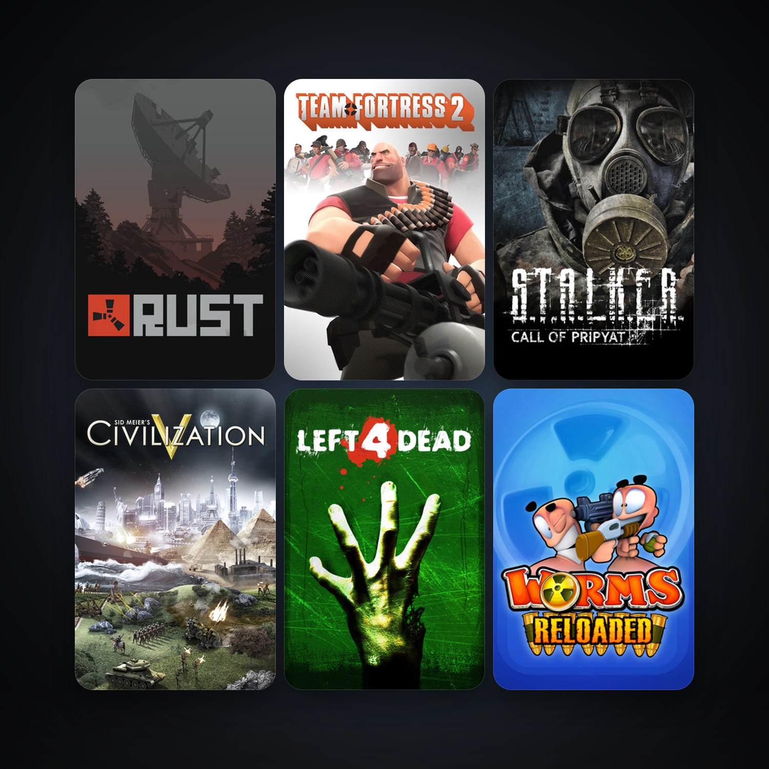Team Fortress 2 + Left 4 Dead, 26 games, Steam 10, clean — HabibiAccounts