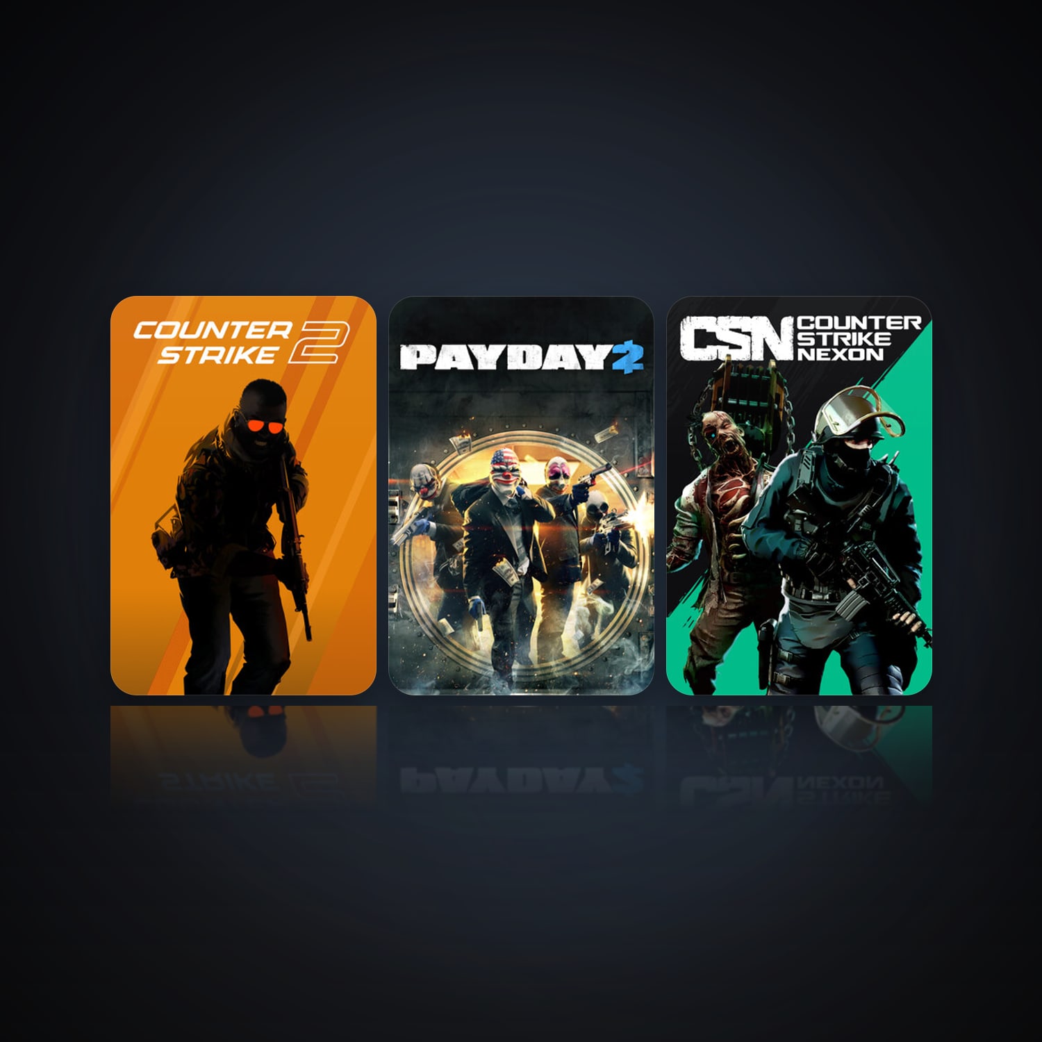 CS2 Prime + PAYDAY 2, 4 games, clean — HabibiAccounts