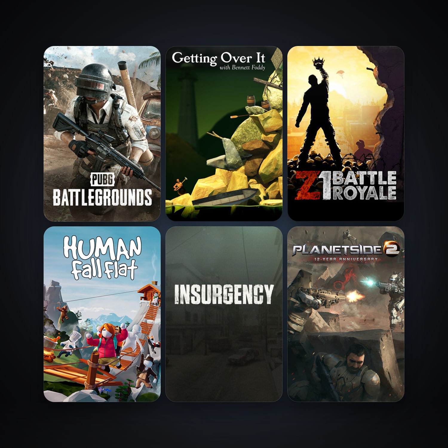 PlanetSide 2 + Insurgency, 9 games, clean — HabibiAccounts