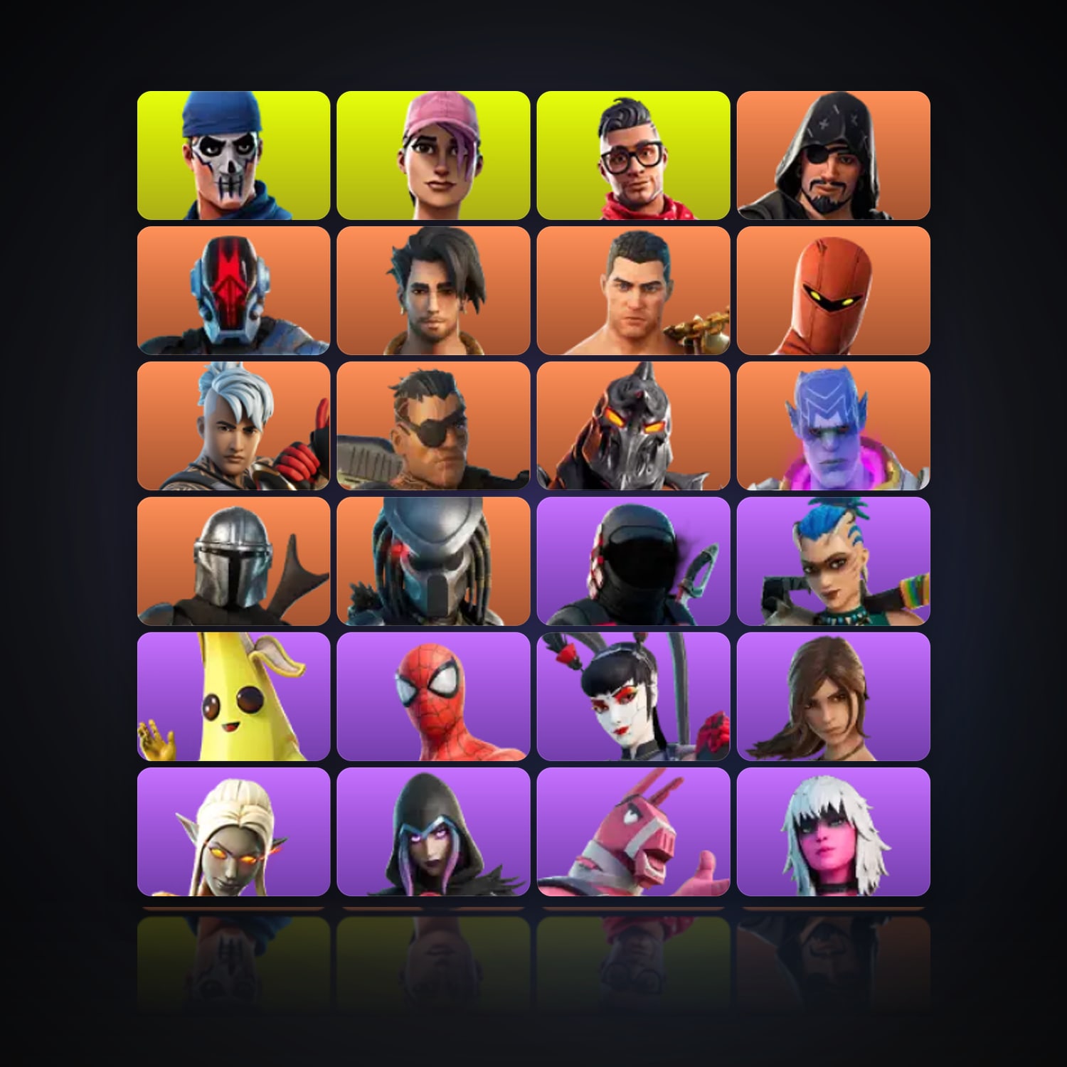 Fortnite | 39 Skins | 110 V-Bucks | Level 643 | 38 Wins — HabibiAccounts