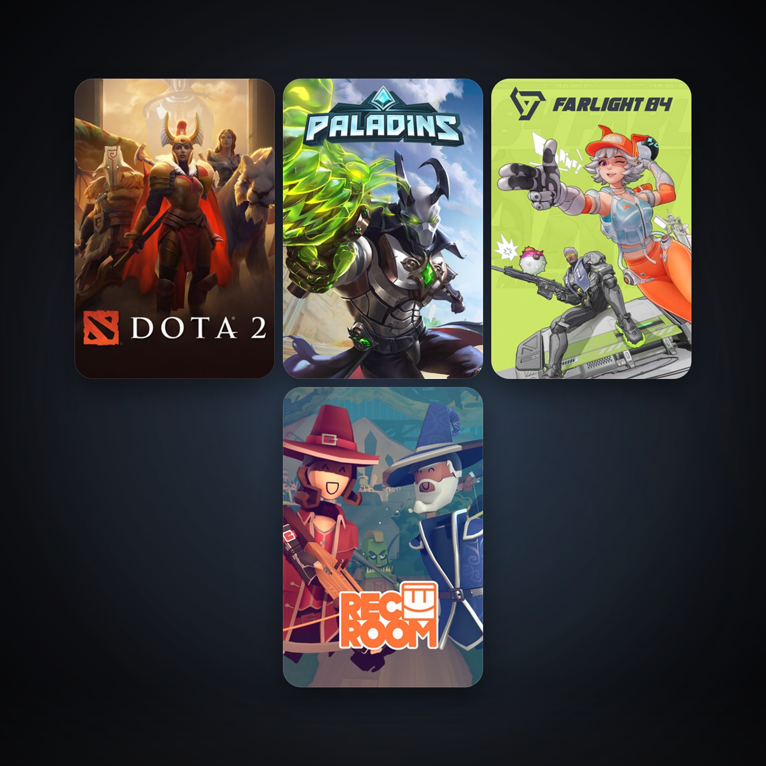 حساب ستيم فلين، Dota 2 وPaladins، 4 لعبة، صامد واضح — HabibiAccounts