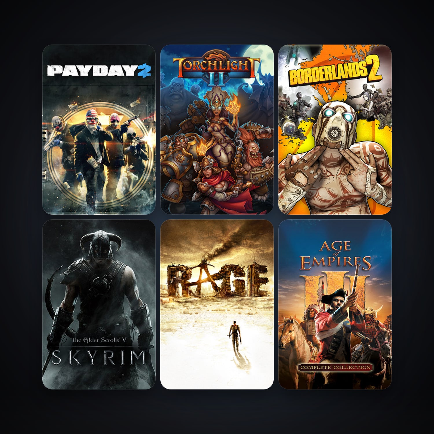 RAGE + Resident Evil 5, 35 games, Steam 10, clean — HabibiAccounts
