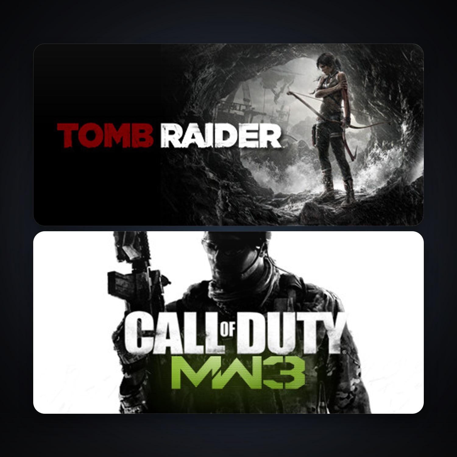Call of Duty: Modern Warfare 3 - Multiplayer + Tomb Raider, 3 games, clean — HabibiAccounts
